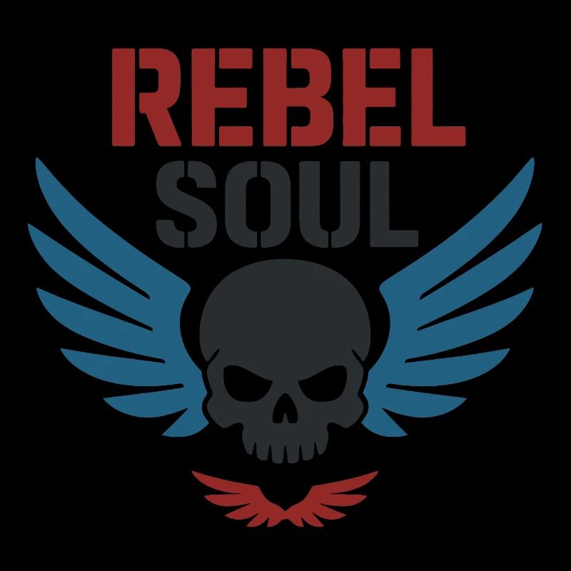 Rebel Soul – Skull & Wings