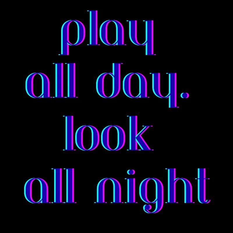 Vibrant Neon Text Quote Design