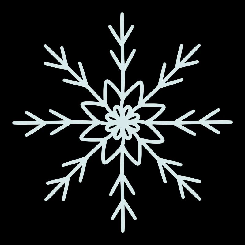 Conception élégante de motif de flocon de neige