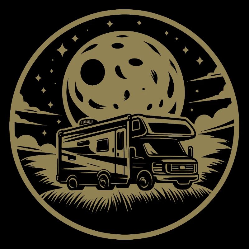 Camping-car Silhouette Camping