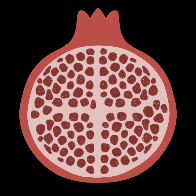 Pomegranate Half