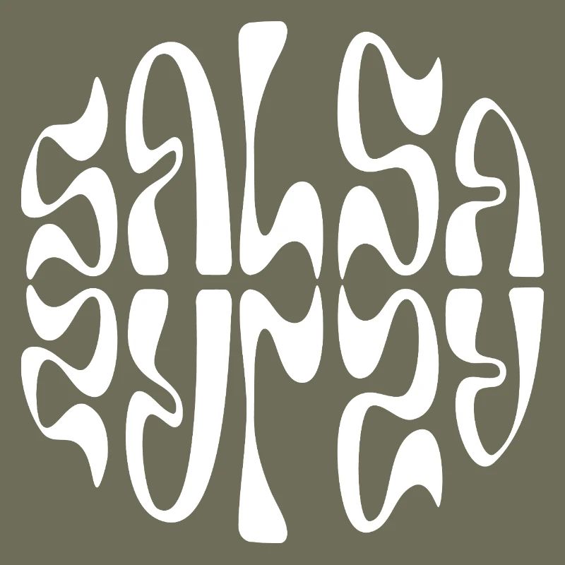 Salsa Pulse Circular Typography