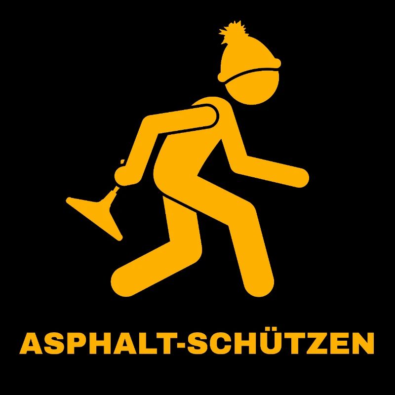 Asphalt-Schützen orange