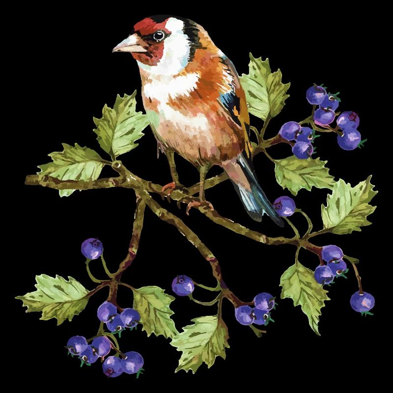 Bunter Vogel