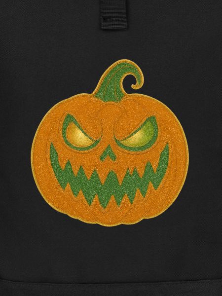 Grimmiger Kürbis Halloween Patch