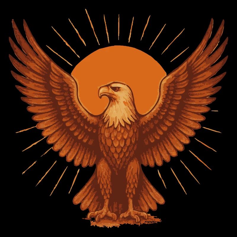 Feuriger Sonnenadler