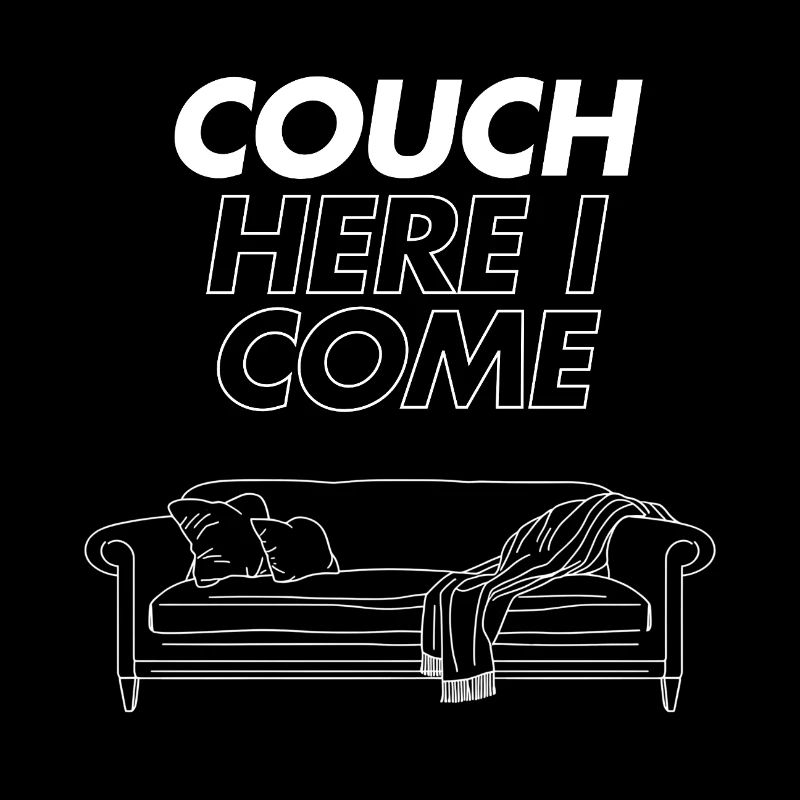 Couch Here I Come – minimalistisches Chill-Design
