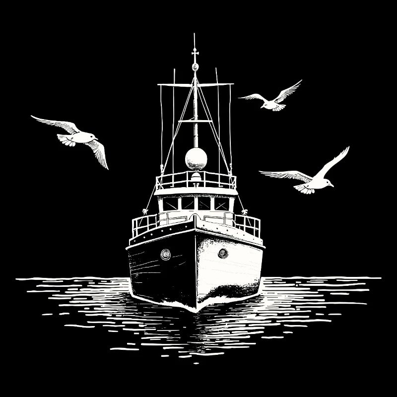 Cutter de pêche Chalutier Pêche Mer