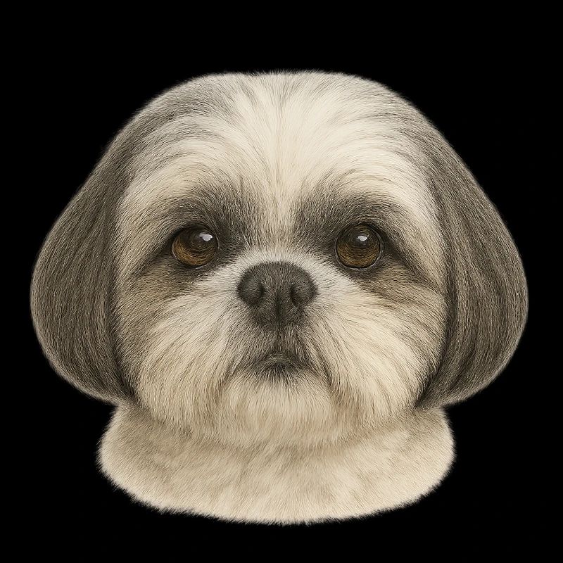 Portrait de Shih Tzu doux