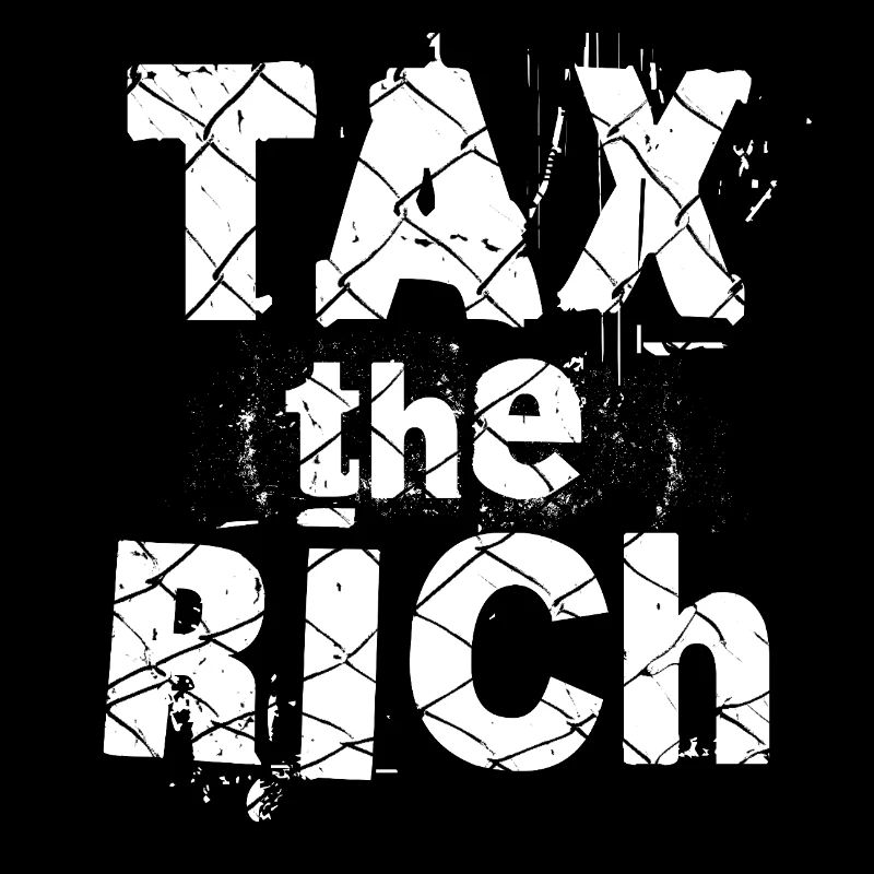 Déclaration de style punk Tax The Rich