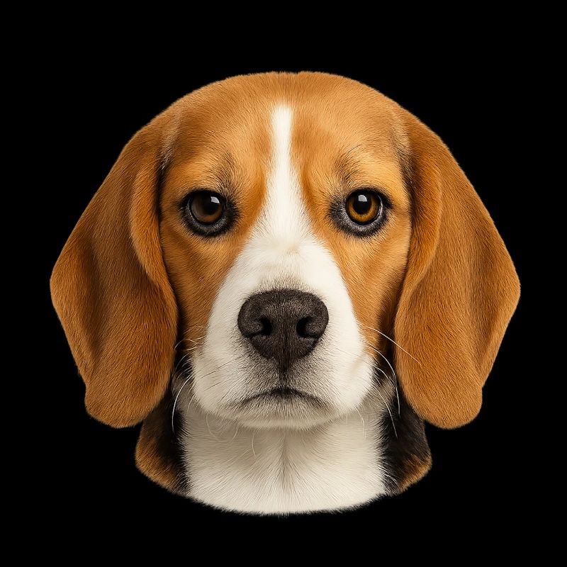 Beagle Portrait Motif