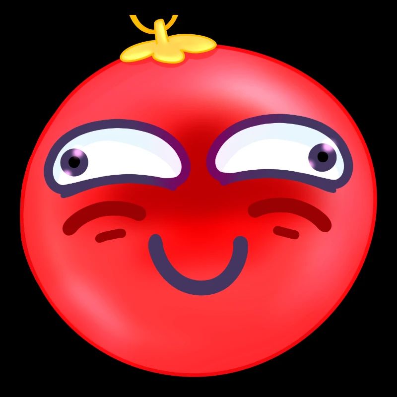 Christmas Ball Embarrassed Smile