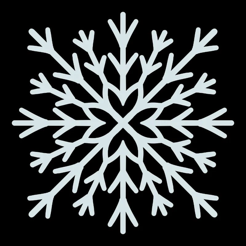 Frosted Snowflake Radiance