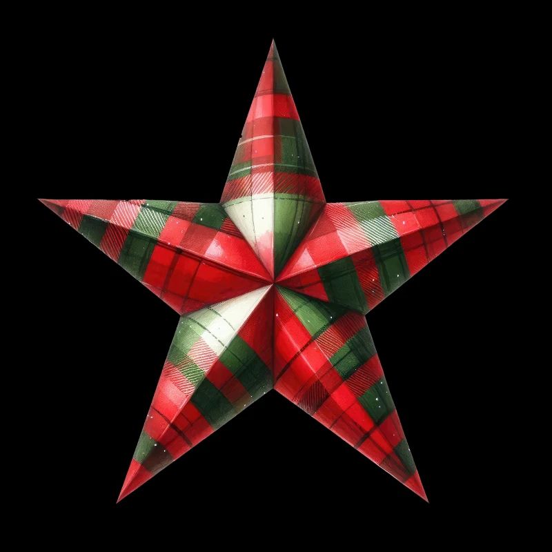 Weihnachtsstern-T-Shirt-Design