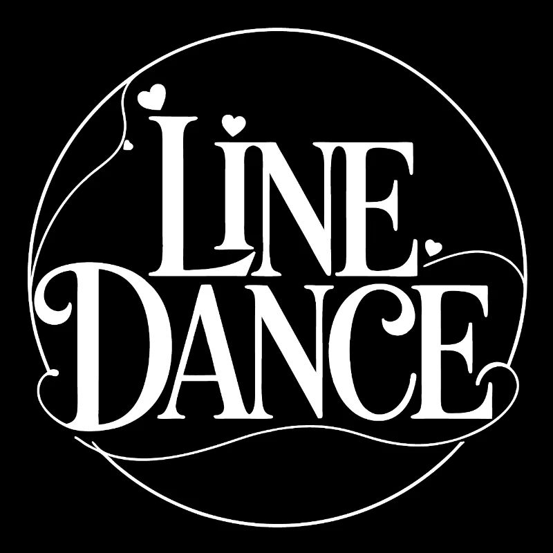 Ornement de lettrage LineDance