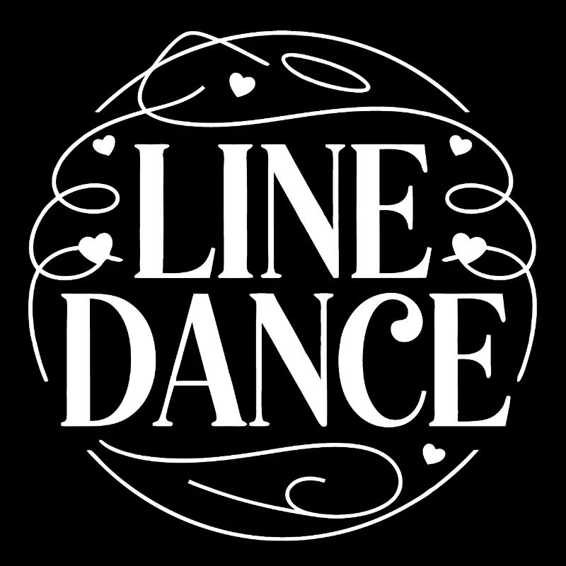 Line Dance Herz Ornament