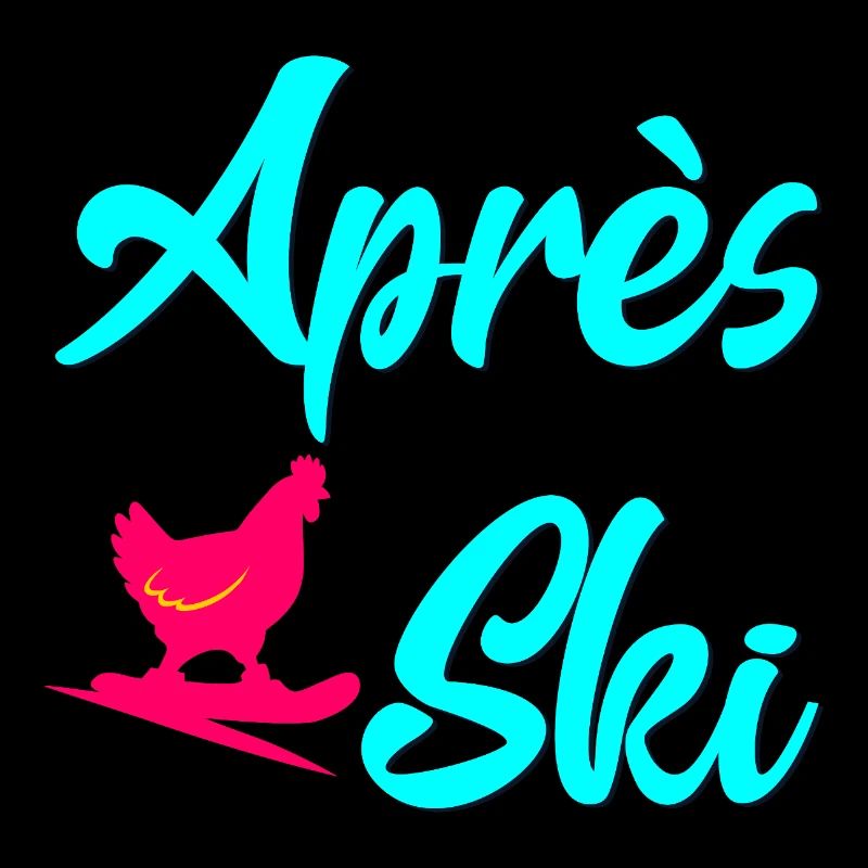 Volaille de snowboard après ski