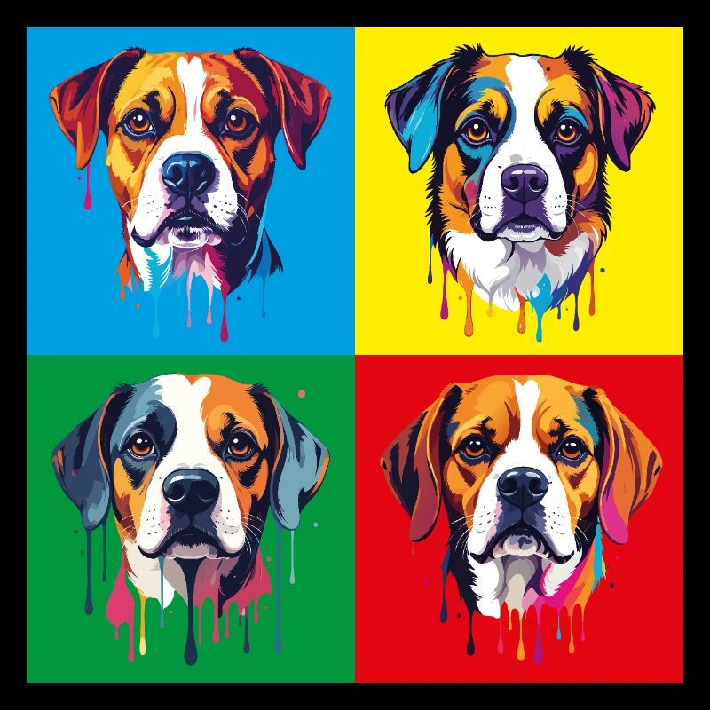 Dog Pop Art Portrait