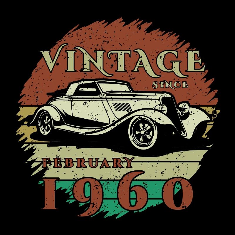 66. Geburtstag - Klassiker - Vintage since 02/1960