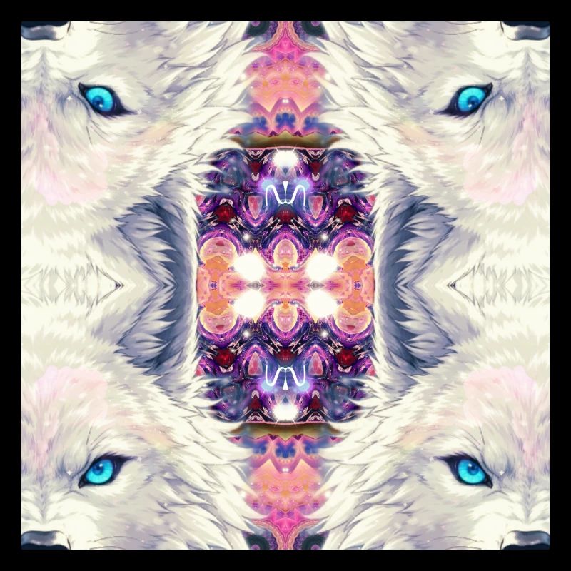 Polarwölfe Kaleidoskop