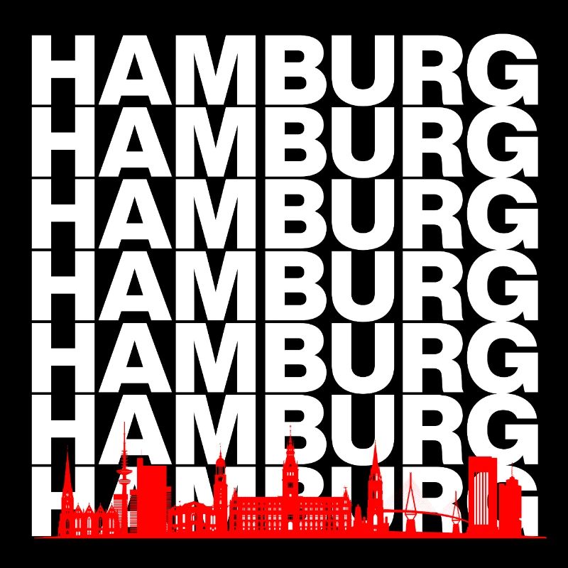 HAMBURG SKYLINE SILHOUETTE!