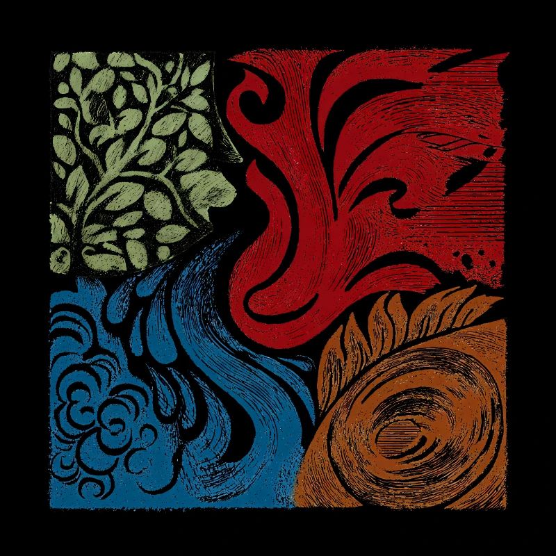 Four Elements Nature Graphic Spiritual
