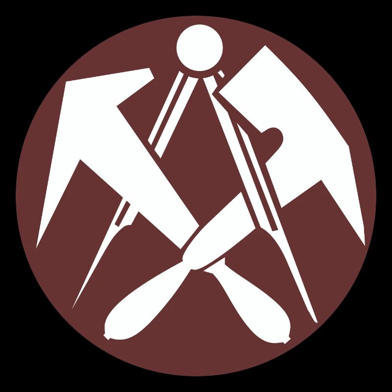 51164_Dachdecker, Zunftzeichen, Berufswappen