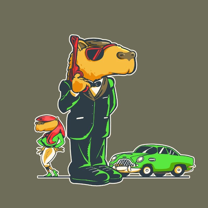 Capybara-Secret Agent