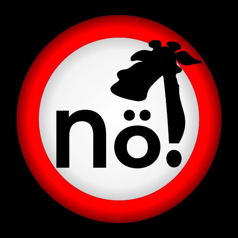 Verbot Nein Giraffe