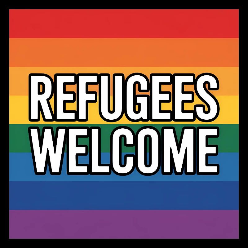 Refugees Welcome - Antifascist Merch