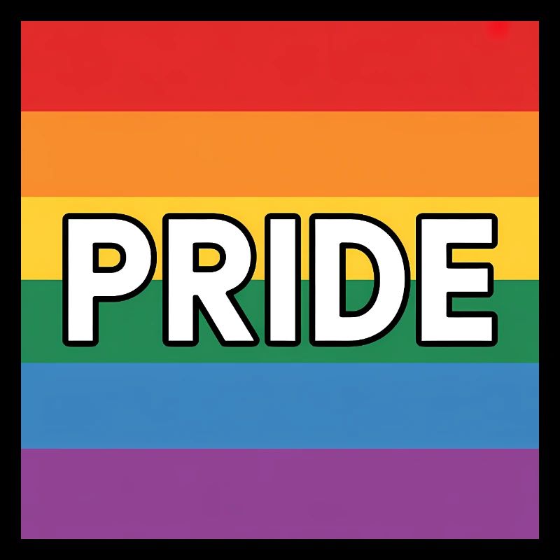 Pride – Queer Rainbow Flag Tee