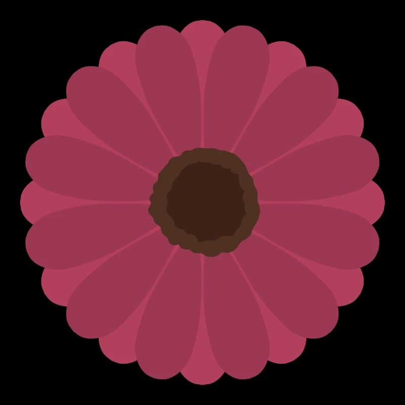 Pink Gerbera Bloom Pattern