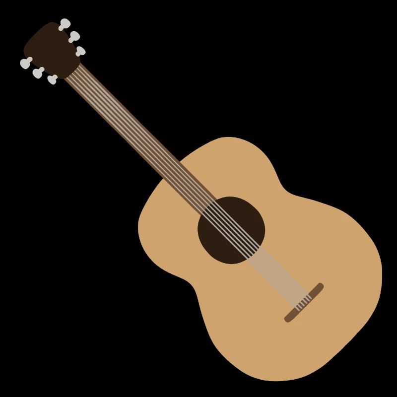 Acoustic Guitar Silhouette
