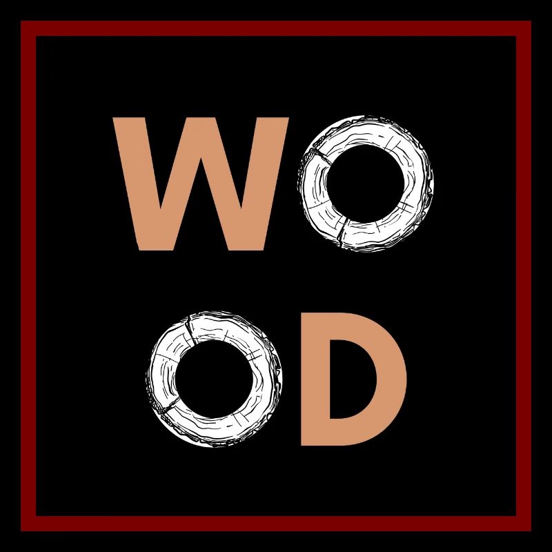 Tree rings minimalist design