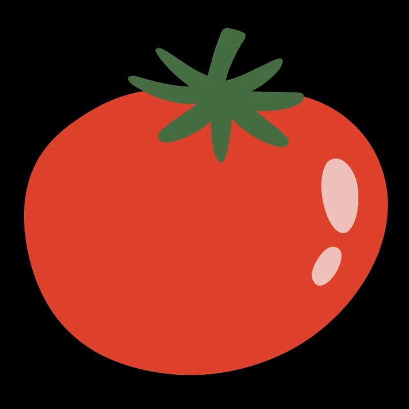 Vivid Tomato Minimalist Pop