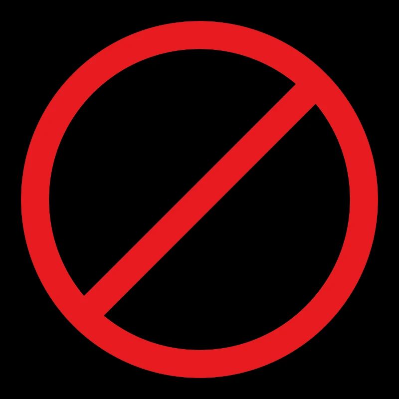 Signe de paix d’interdiction d’armes - Illustration