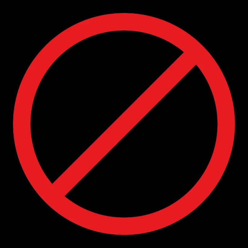 Signe de paix d’interdiction d’armes - Illustration