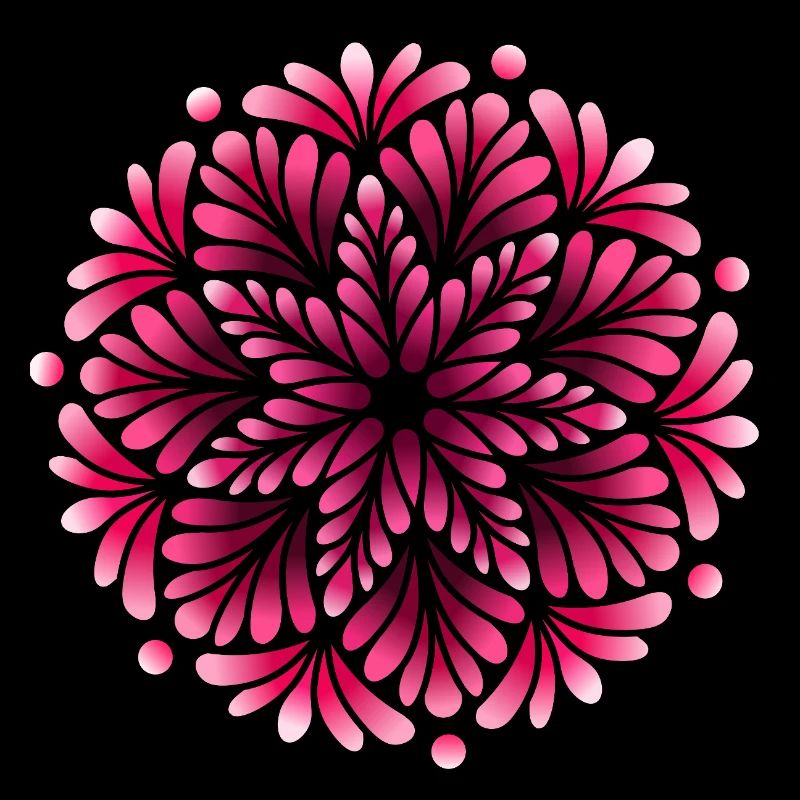 Mystic Berry Shadow Mandala 