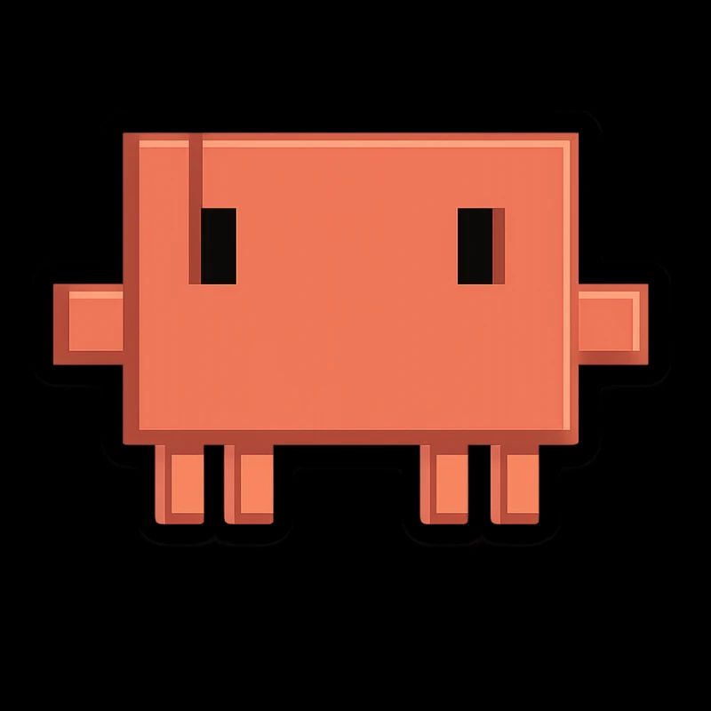 Claude Code Pixel AI Mascot Dev Sticker