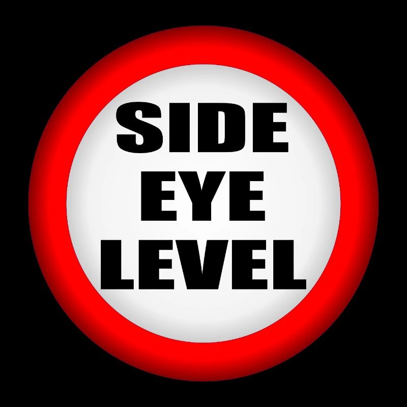 Niveau des yeux de côté