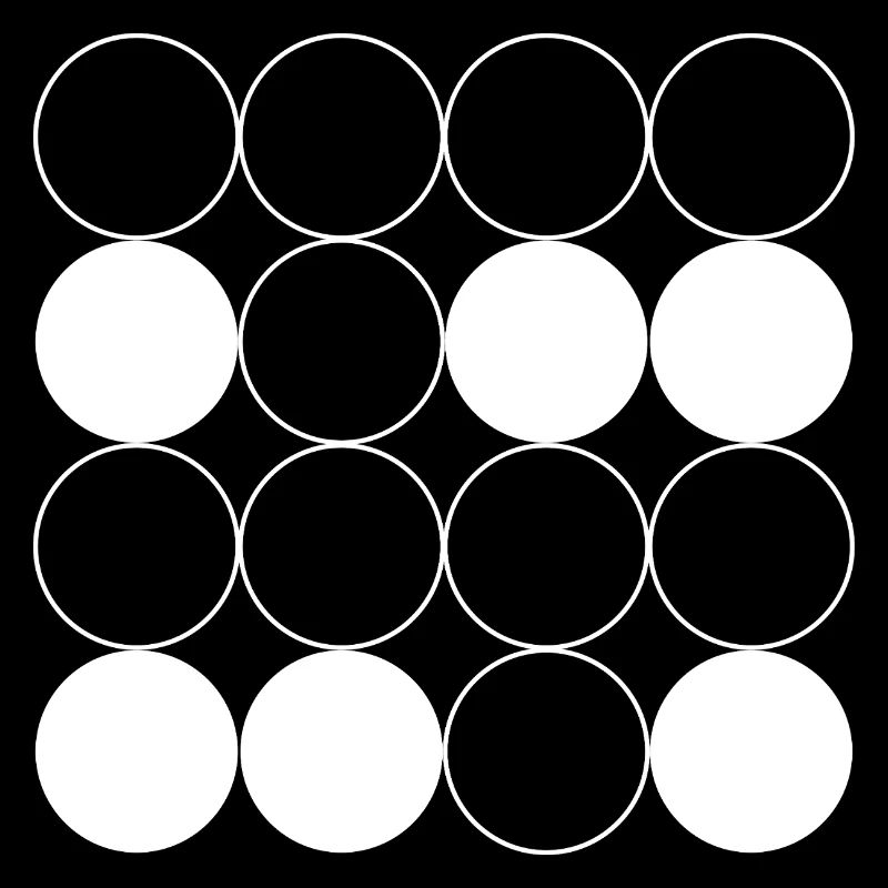 Circle Grid pattern