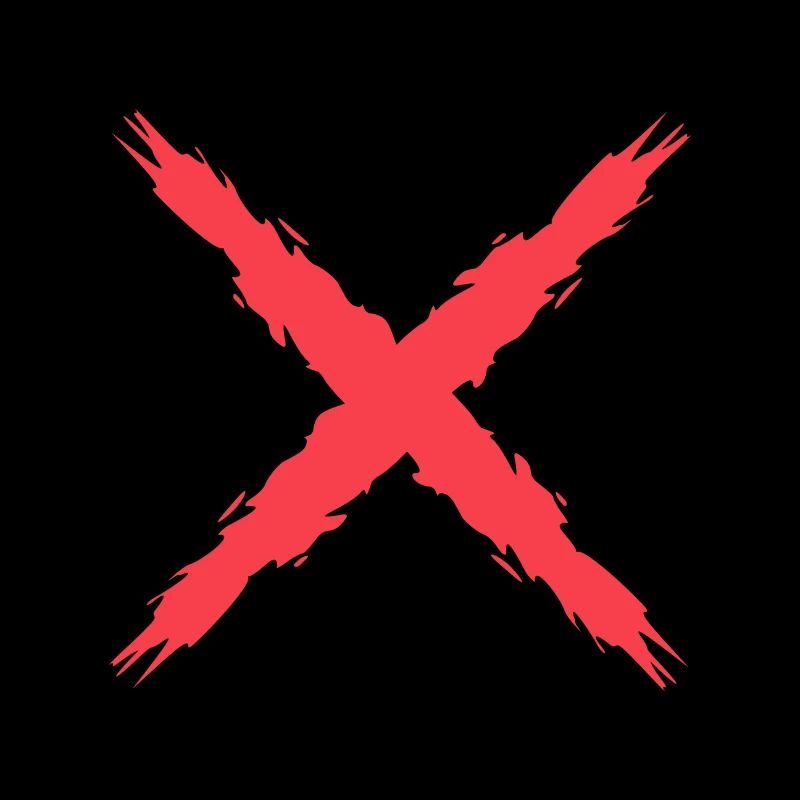Kreuz Design Vektor Rot