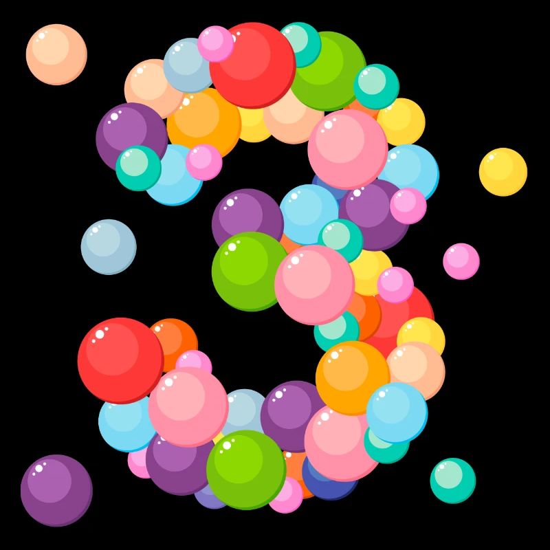 trois ans, j'ai 3 ans, anniversaire 3 ans, 3 ans