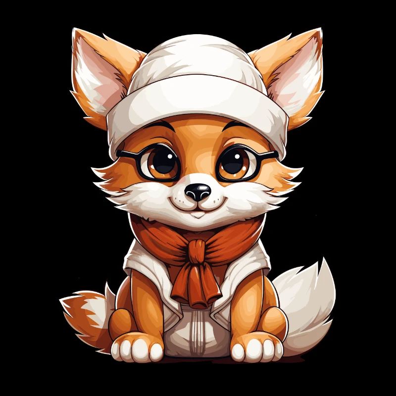 Design de Noël Renard - Style Kawaii