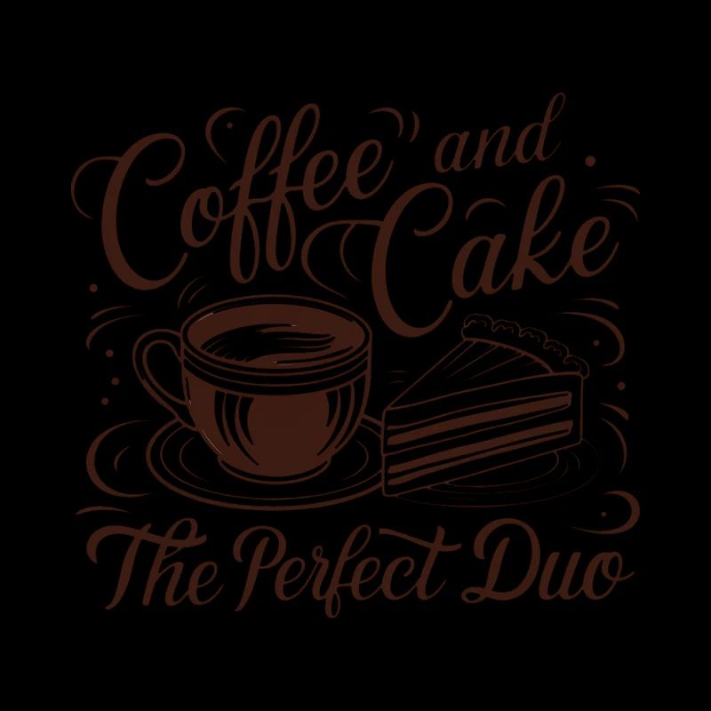 Café et gâteau – le duo parfait.