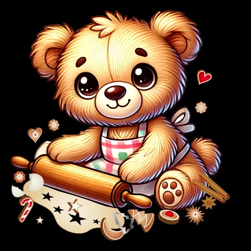 Baking Christmas Teddy – Sweet Festive Joy