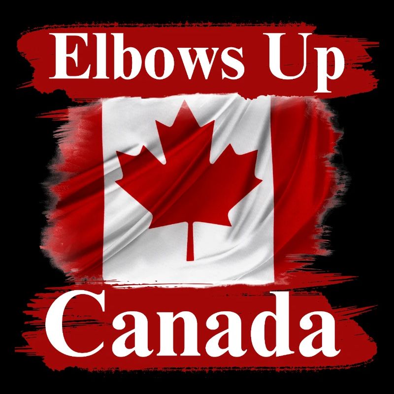 T-shirt de protestation Elbows Up Canada