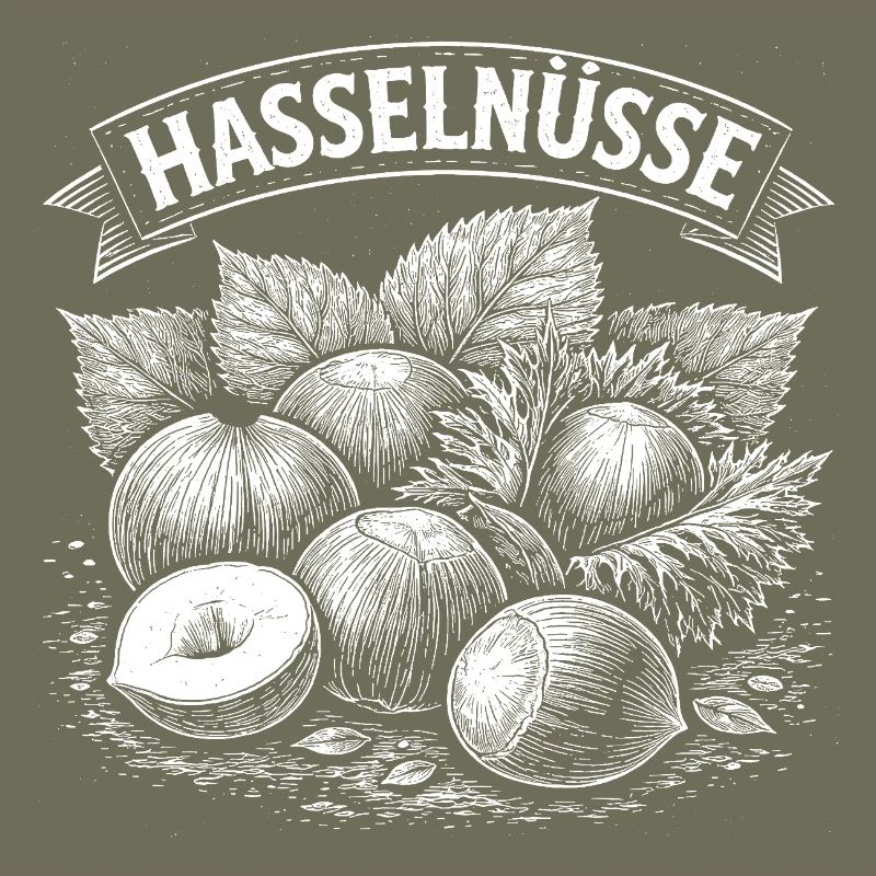 Illustration de bannière noisette
