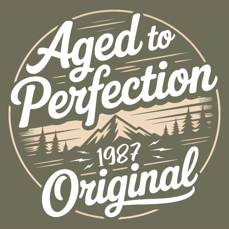 Vintage 1987 Born Retro Original 1987