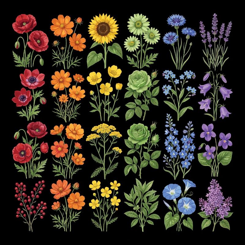 LGBTQ-Pride-Monat – Regenbogenblumen